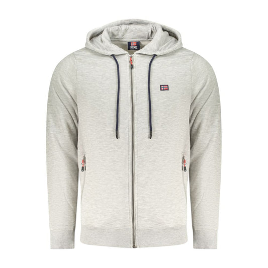 Sweatshirt by Norway 1963 for men in cotton polyester black & gray presents a smart casual silhouette, featuring a smart casual and for a sophisticated look.
