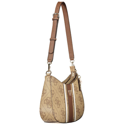 Guess Jeans Beige Polyurethane Women's Bag