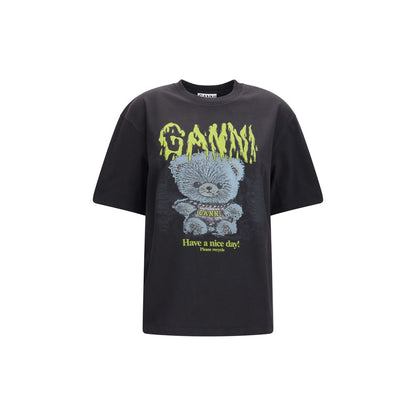 Ganni Gray Cotton Sweatshirt