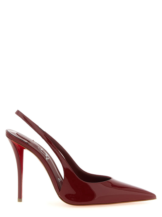 High-Heel Stiletto Slingback Pumps Heels by Christian Louboutin for women in calfskin & sheep leather red features an effortlessly chic silhouette from the Women's Calfskin & Sheep Leather High-Heel Stiletto Slingback Pumps Heels collection, showcasing a stiletto high-heel and effortlessly chic for a effortlessly chic look.