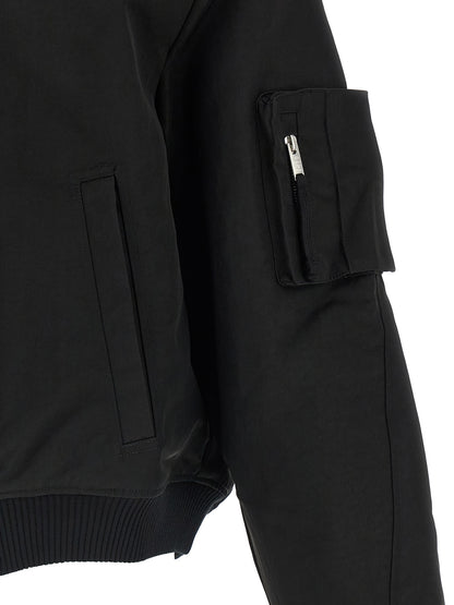 Thom Krom Black Recycled Polyamide Bomber