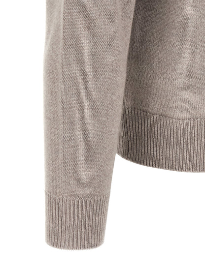 Brioni Beige Cashmere Cardigan