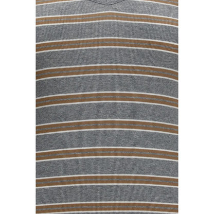 Ganni Gray Cotton Sportswear