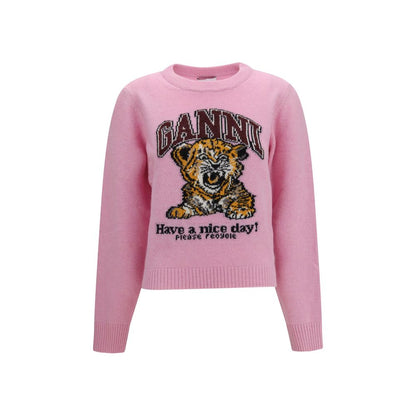 Ganni Multicolor Wool Oves Aries Sweatshirt