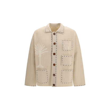 Baziszt Beige Cashmere Cardigan