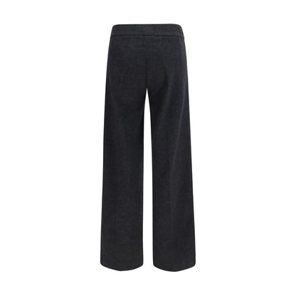 Avenue Montaigne Gray Cotton Casual Pants