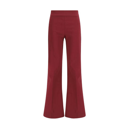 Avenue Montaigne Bordeaux Viscose Casual Pants