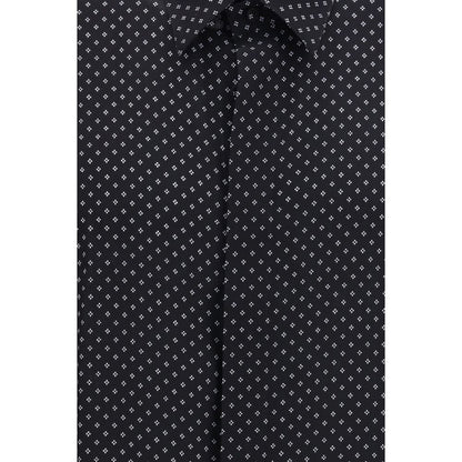 Tom Ford Black Silk Pattern Shirt
