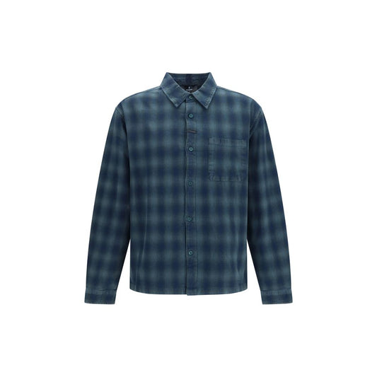 Shirt by Represent for men in cotton flannel bicolour, patterned, checked & chevron showcases a sublime silhouette, artfully detailed with a sublime and for a sophisticated, sublime finish.