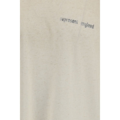 Represent Beige Cotton T-Shirt