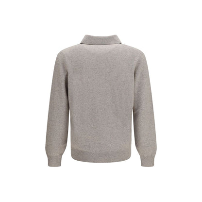 Brunello Cucinelli Gray Cashmere Sweatshirt