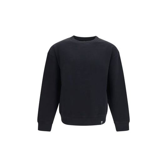 Sweatshirt by Palm Angels for men in cotton black, signature & print features a unrivaled silhouette with a refined mock neckline and unrivaled long-sleeve detailing for a sophisticated look.