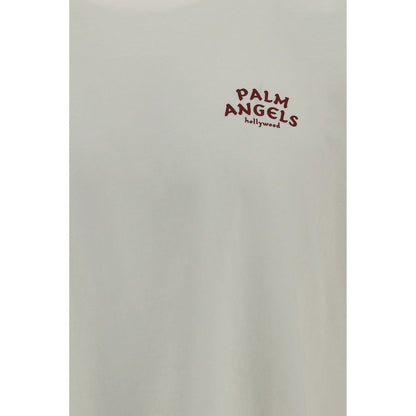 Palm Angels Beige Cotton T-Shirt