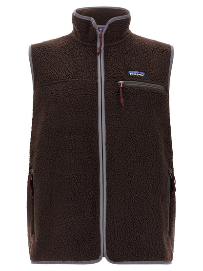 PATAGONIA Brown Polyester Sleeveless Jacket