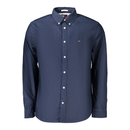 Tommy Hilfiger Blue Cotton Men's Shirt