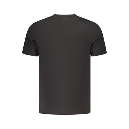 Tommy Hilfiger Black Cotton Men's T-Shirt