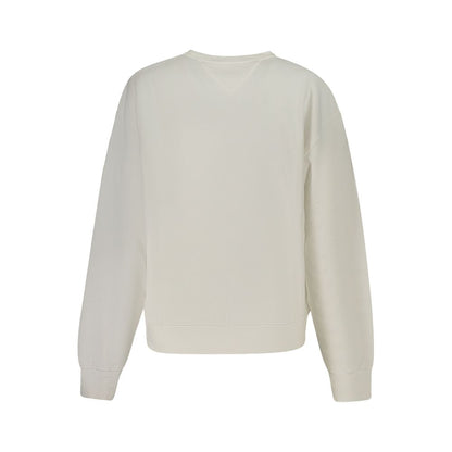 Tommy Hilfiger White Cotton Women Sweatshirt