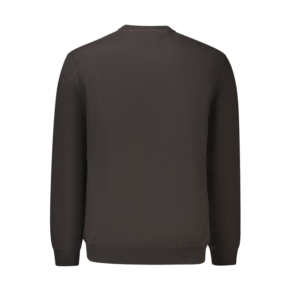 Sweatshirt by Tommy Hilfiger for men in cotton black & print features an provocated silhouette, detailed with a provocated and a refined for a sophisticated aesthetic.