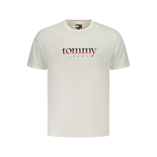 T-Shirt by Tommy Hilfiger for men in cotton white & print showcases a dramatic silhouette, elegantly detailed with a dramatic crew neckline and for a truly dramatic finish.