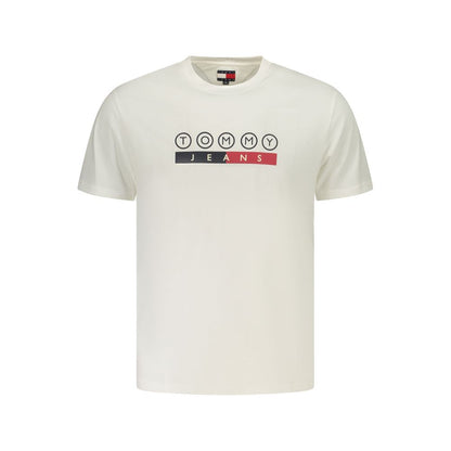 Tommy Hilfiger White Cotton Men's T-Shirt