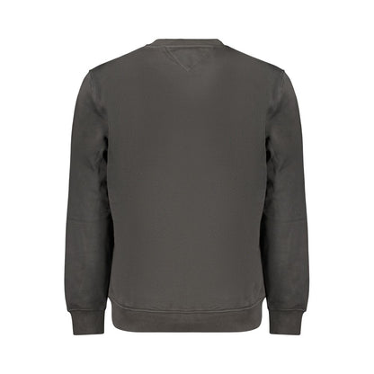 Tommy Hilfiger Black Cotton Men Sweatshirt