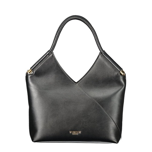 Tote Handbag by Twinset for women in polyethylene black features a exquisite silhouette, showcasing a secure zipper and exquisite internal-pockets with versatile shoulder-strap, adjustable-strap & handle for a exquisite finish.