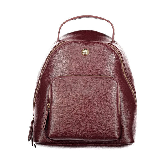 Backpack by Twinset for women in polyethylene red features a utilitarian chic Polyethylene Backpack design with a secure zipper, ample external-pockets & internal-pockets, and versatile backpack-strap, adjustable-strap & handle for a utilitarian chic finish.