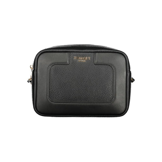 Camera Handbag by Twinset for women in polyethylene black features a exquisite silhouette, showcasing a secure zipper and exquisite external-pockets & internal-pockets with versatile shoulder-strap for a exquisite finish.