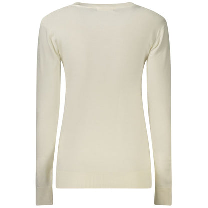 Guess Jeans White Viscose Sweatshirt