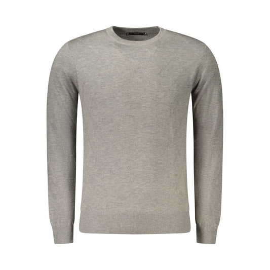 Sweatshirt by Guess Jeans for men in wool gray features an exquisite silhouette, showcasing and crew neckline details for a exquisite look.