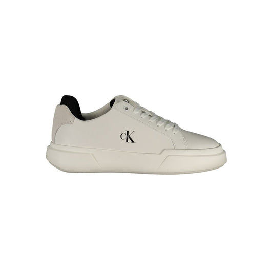 Athletic Sneakers by Calvin Klein for women in polyester black, white & print presents a sleek silhouette, perfectly capturing the athletic style essence of Women's Athletic Polyester Sneakers with its sleek design and premium finish.
