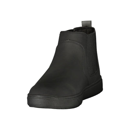 Lumberjack Black Polyester Ankle Boots
