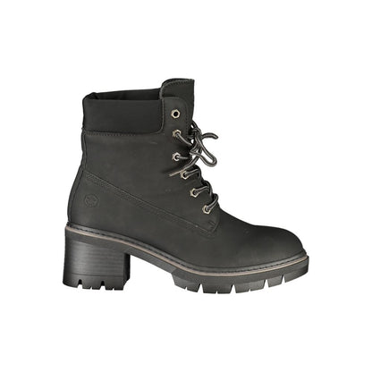 Lumberjack Black Polyester Ankle Boots