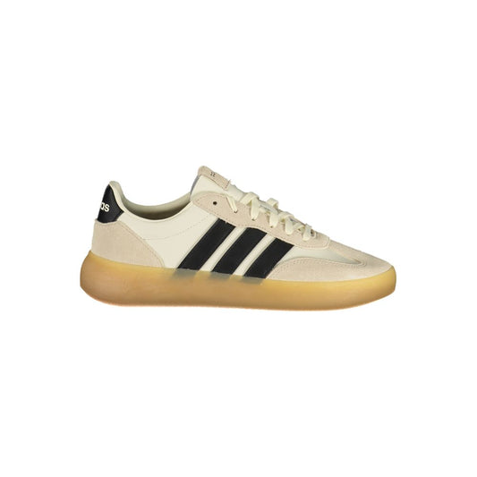 Athletic Sneakers by Adidas for men in polyester black, white & print showcases an impeccable silhouette, defined by an impeccable athletic style design that perfectly captures the essence of the Men's Athletic Polyester Sneakers.