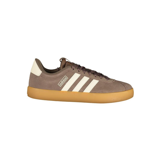 Athletic Sneakers by Adidas for women in polyester & viscose brown, cream & print features an timeless silhouette from the Women's Athletic Polyester & Viscose Sneakers collection, showcasing a timeless athletic style for a timeless look.