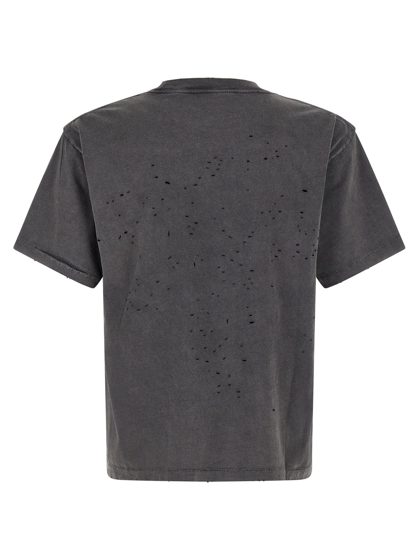 SATISFY Gray Cotton T-Shirt