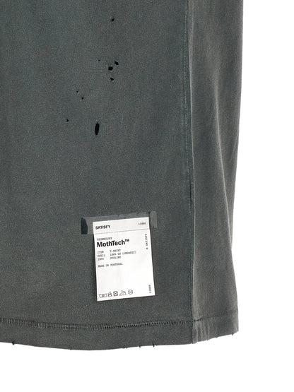 SATISFY Gray Cotton T-Shirt