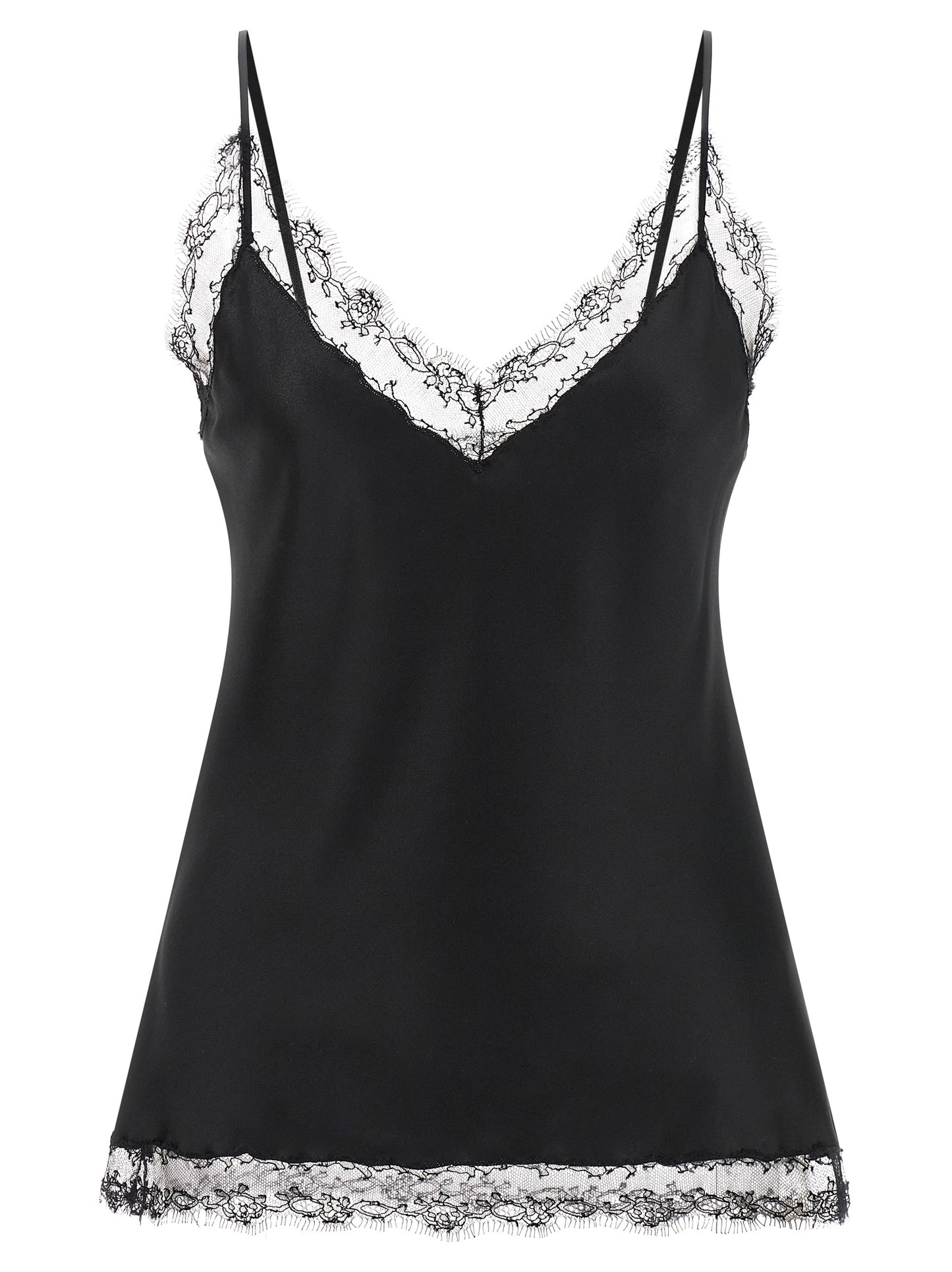 Ermanno Scervino Black Silk Lingerie