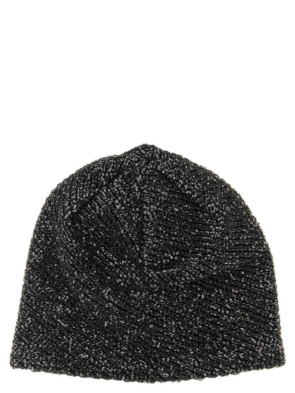 Maison Michel Black Wool Beanie