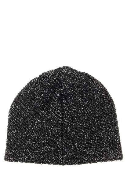 Maison Michel Black Wool Beanie