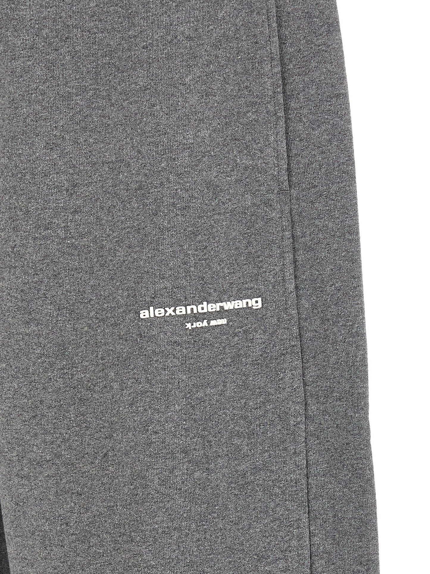 Alexander Wang Gray Cotton Joggers (Workout Pants)