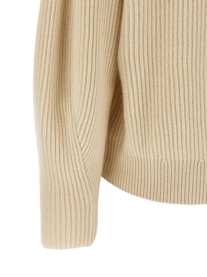 Brunello Cucinelli Beige Cashmere Cardigan