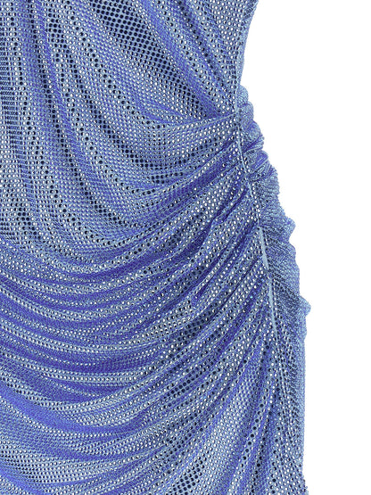 Giuseppe Di Morabito Blue Polyamide Cocktail Dress