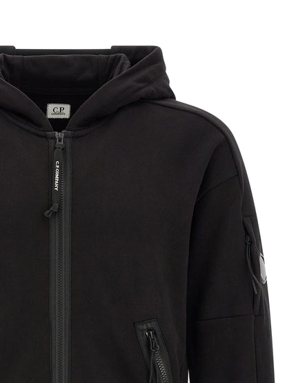 C.P. Company Black Cotton Sweatshirt