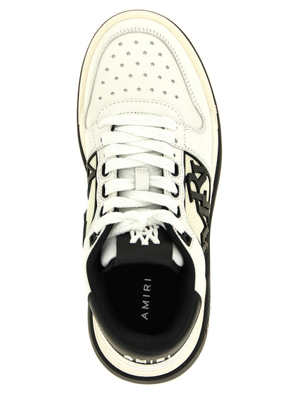Amiri Bicolor Calfskin Athletic Sneakers