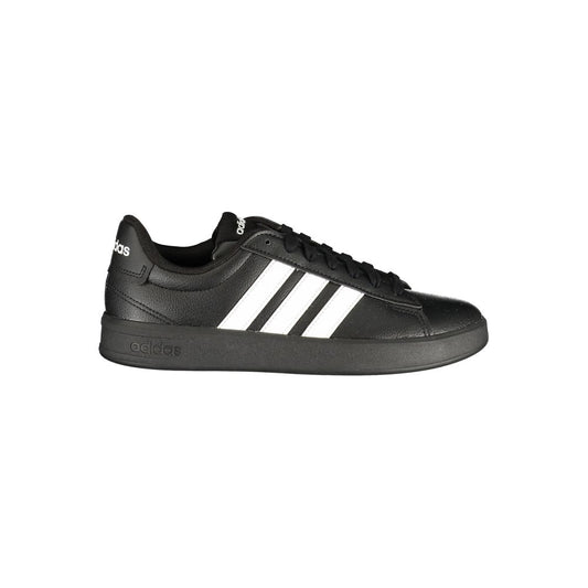 Athletic Sneakers Adidas women polyester & polyurethane black, white & print featuring a avant-garde Women's Athletic Polyester & Polyurethane Sneakers design with a avant-garde athletic style for a refined finish.