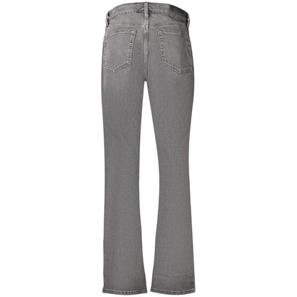 Calvin Klein Black Cotton Womens Jeans