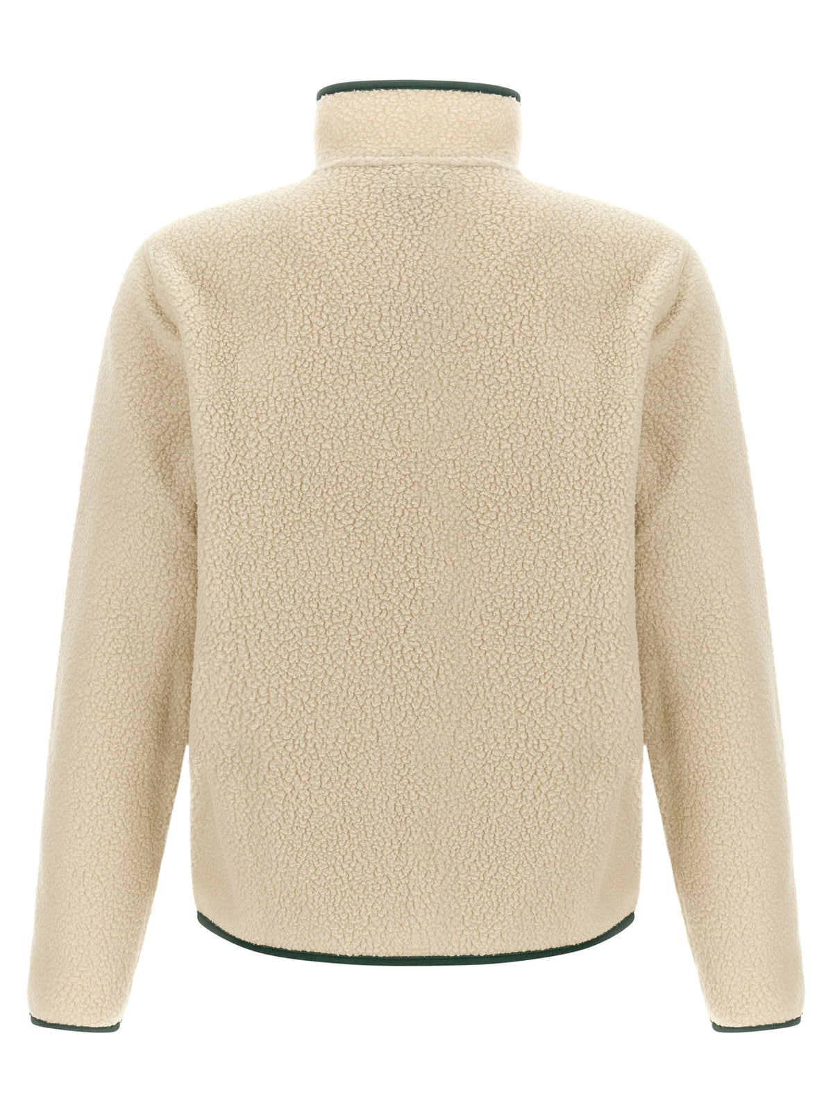 Overcoat by PATAGONIA for men in polyester beige & dark-green features a contemporary silhouette showcasing a contemporary wrap neckline and refined pockets for a sophisticated finish.