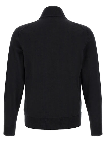 Hugo Boss Black Virgin Wool Cardigan
