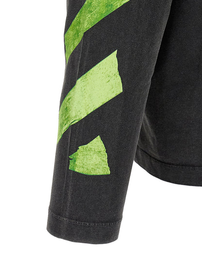 Off-White Black Cotton T-Shirt
